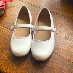 Elephantito white ballet flats size 13 worn once for Easter white Good pre-owned